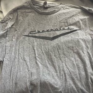 Grey Chevrolet Oversized Short-Sleeve T-shirt